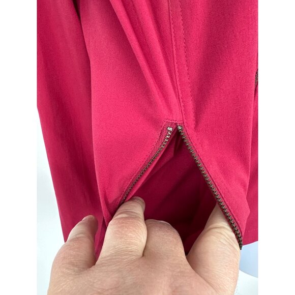 Additions By Chicos Womens Red Zip-Front Jacket With Pockets Size 0 US S - Picture 3 of 7